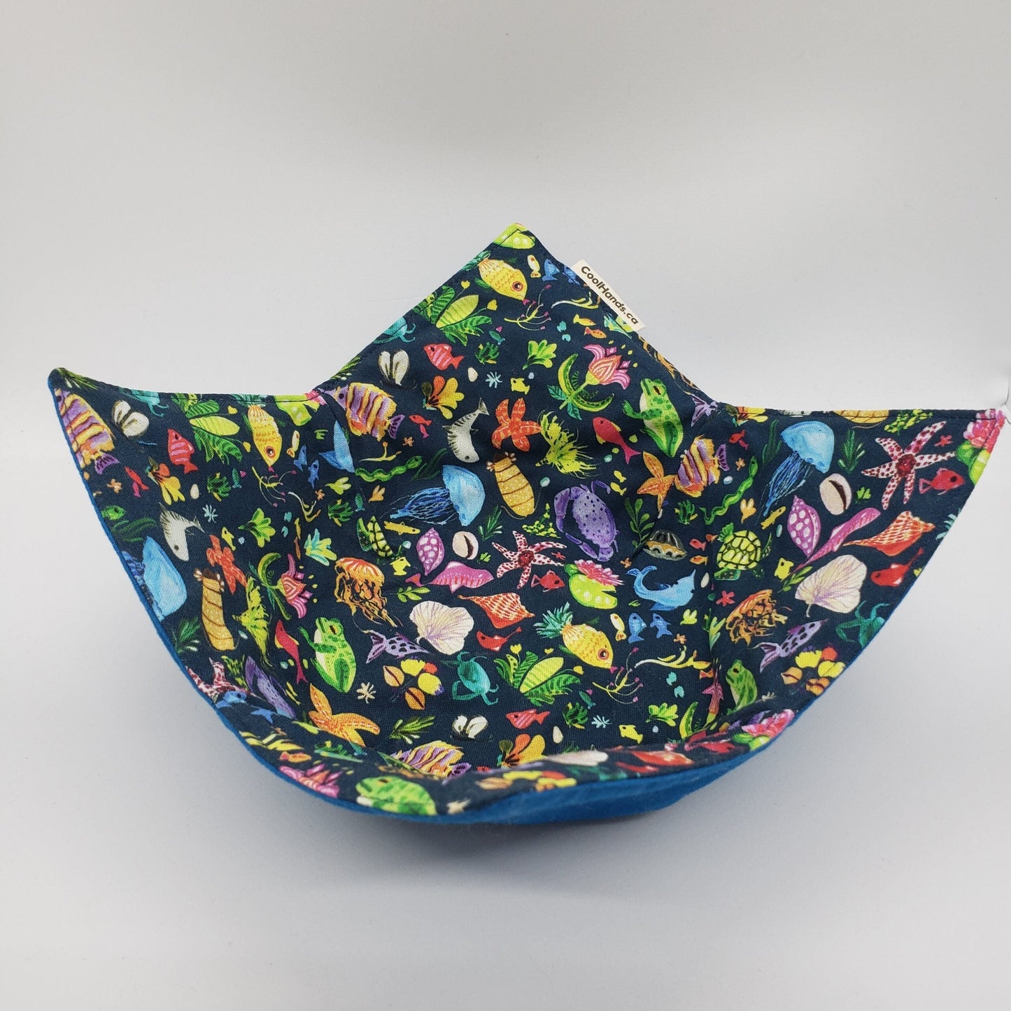 100% Cotton Microwavable Bowl Cozy - Enchanted Sea-1