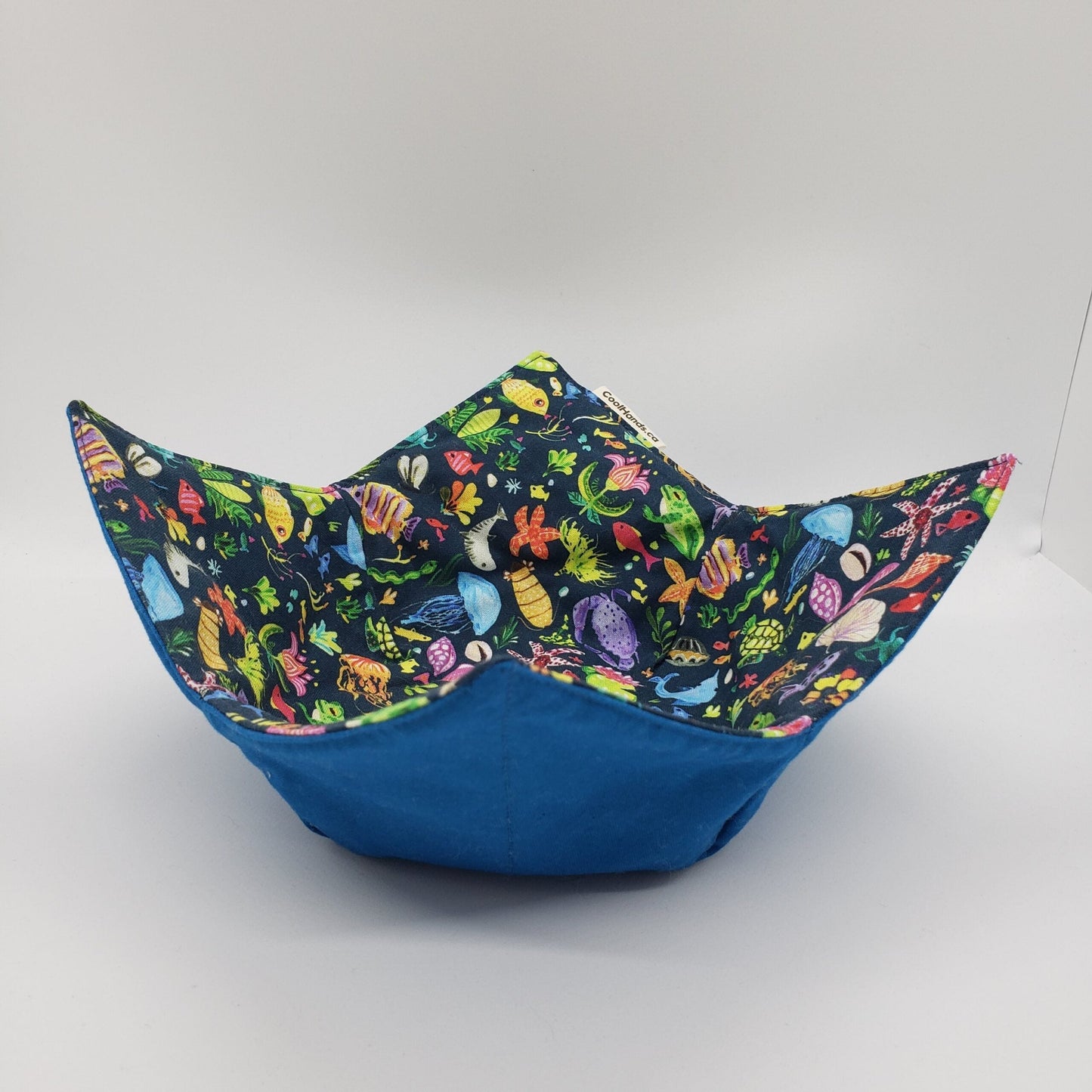 100% Cotton Microwavable Bowl Cozy - Enchanted Sea-2