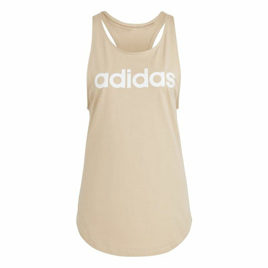 Women's Sleeveless T-shirt Adidas Top adidas Linear Tk Mujer (XS)-0