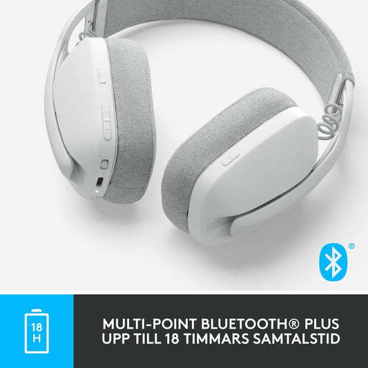 Headphones with Microphone Logitech White-1