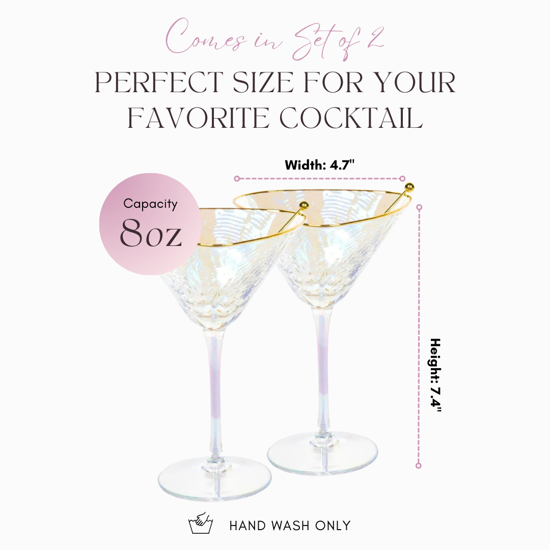 Iridescent Hammered Cocktail Glasses-3