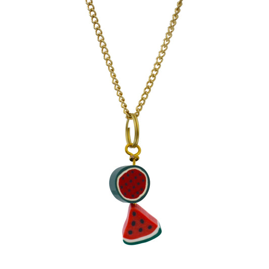 Watermelon pendant necklace | by Ifemi Jewels-0