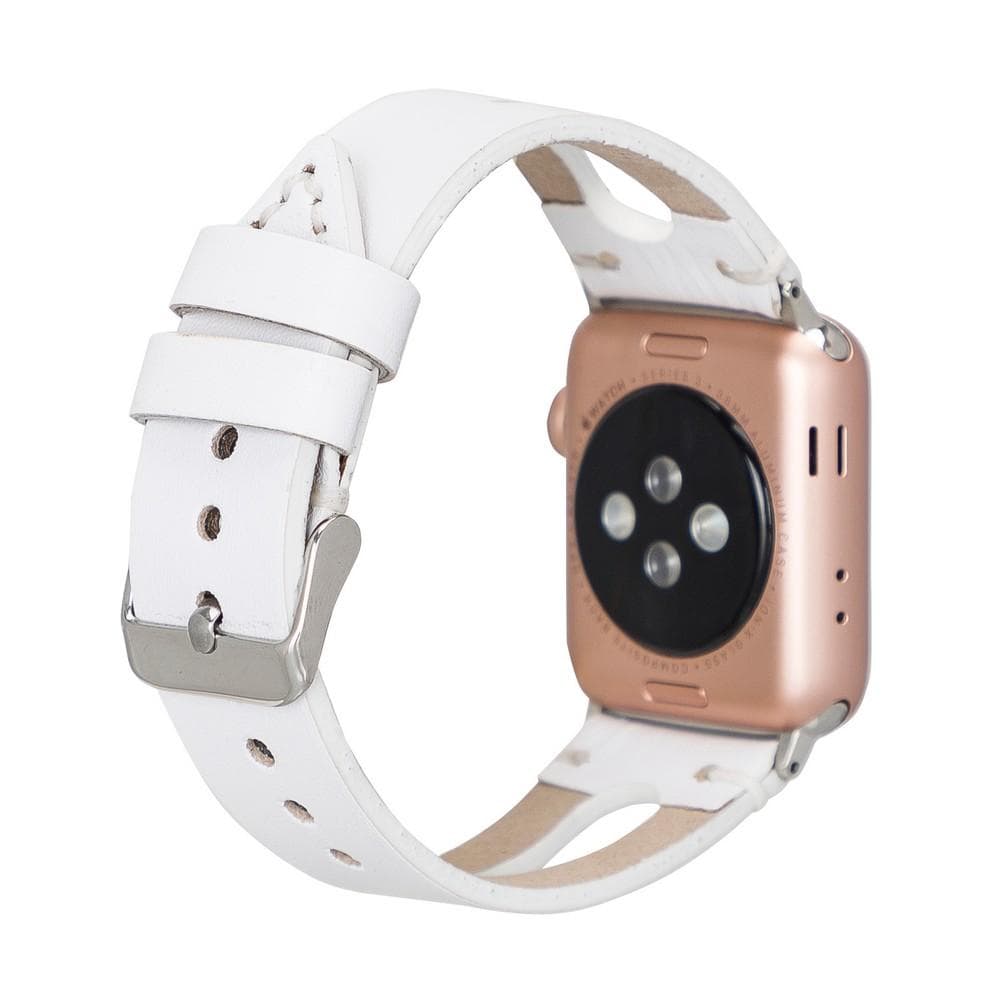 Leather Apple Watch Bands - BA2 Style Drop Cut 42mm-1