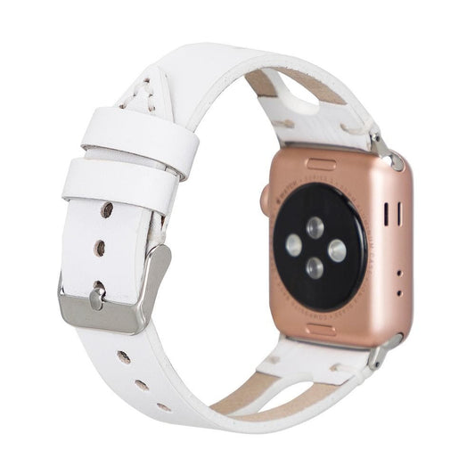 Leather Apple Watch Bands - BA2 Style Drop Cut 42mm-1