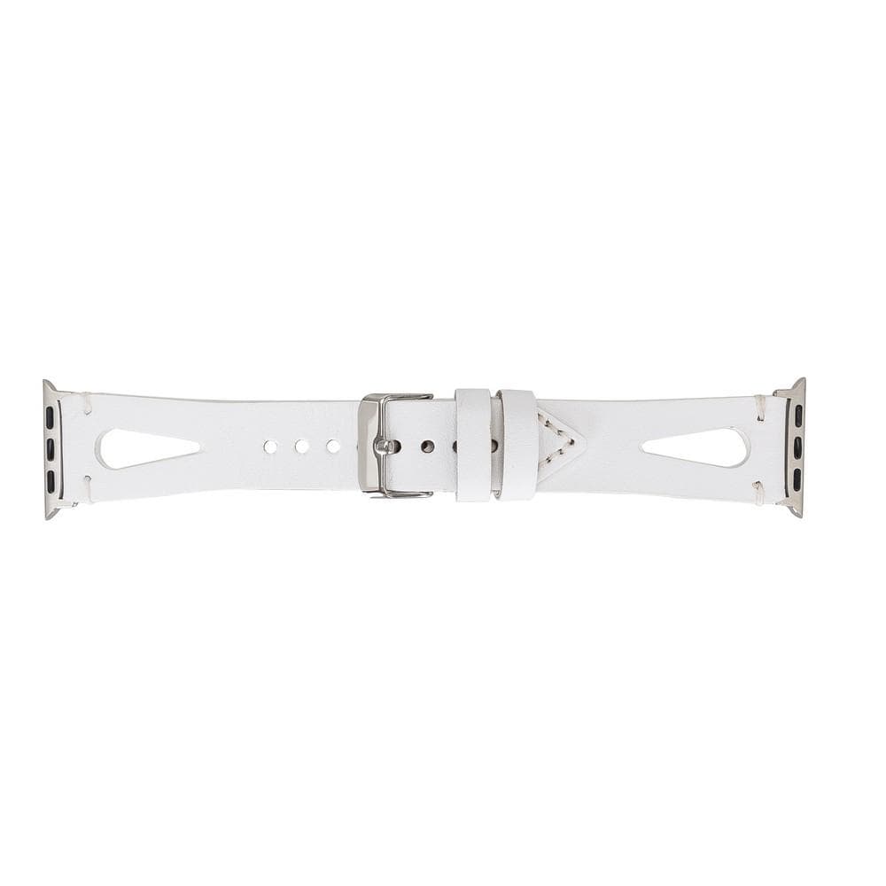 Leather Apple Watch Bands - BA2 Style Drop Cut 42mm-4
